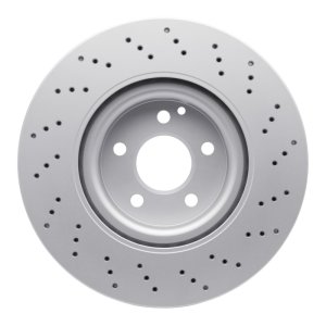 Mercedes-Benz CL550 Brake Rotor (1) - Front - R1 Concepts - Drilled GeoMET - `07-`13